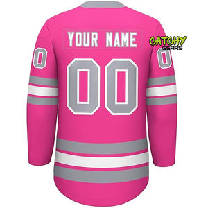 เสื้อเจอร์ซีย์ทีมฮ็อกกี้ผ้าทอลายทแยงชุดเล่นฮอกกี้สินค้าใหม่2025ออกแบบได้ตามต้องการ - Product Image 2