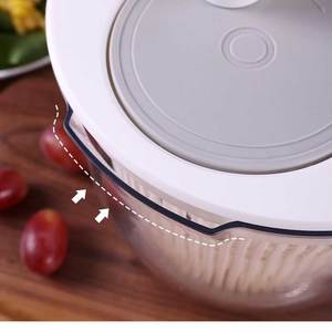 Ustensile de cuisine manuel en plastique, ustensile de cuisine en plastique facile <span class=keywords><strong>à</strong></span> utiliser pour Restaurant hôtel légumes grande <span class=keywords><strong>salade</strong></span> Spinner - Product Image 3