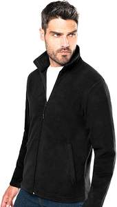 Chaqueta Polar de Invierno para Hombre, con Cuello Alto, Cierre Frontal Completo, Logotipo, Reversible, para Otoño e Invierno - Product Image 4