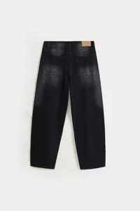 Jeans de Mezclilla de Pierna Ancha para Hombre, Color Personalizado, ODM, Ropa Casual de Calle, Inspiración Hip-Hop, Cómodos, Corte Regular, Ajuste Alto - Product Image 4