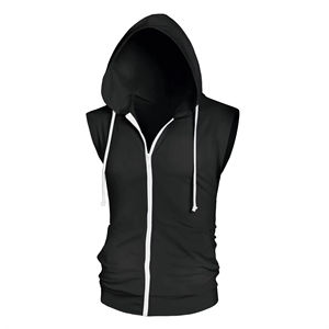 Ropa de Gimnasio de Invierno para Hombre en Tendencia: Sudadera de Secado Rápido, Camisetas sin Mangas con Espalda en Y, Chalecos con Estampado por Sublimación, Chalecos de Forro Polar Bordados para Culturismo - Product Image 6