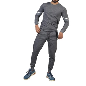 Traje deportivo de alta calidad con logotipo personalizado para hombre, pantalones de chándal de invierno, Sudadera con capucha y pantalones, chándal, chándal de dos piezas para correr - Product Image 3