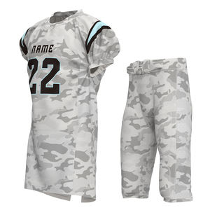 Молодежная Американская Футбольная Одежда, новый дизайн с коротким рукавом, дышащий и здоровый Топ, комплект униформы по отличной цене - Product Image 3