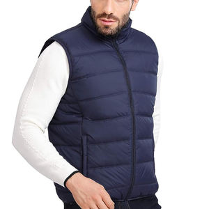 Veste bouffante sans manches de grande taille imprimée de logo personnalisé de haute qualité pour hommes nouveau design de vestes bouffantes pour hommes à vendre - Product Image 3