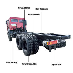 Nuevo Chasis de Camión Volquete 2023, Diésel Euro 5, Tracción 8x4, Capacidad 50T, Motor Weichai, Dirección Derecha/Izquierda, Volquete Trasero - Product Image 5