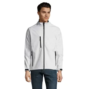 Veste de pluie softshell personnalisée pour homme, idéale pour les jours de pluie - Product Image 2