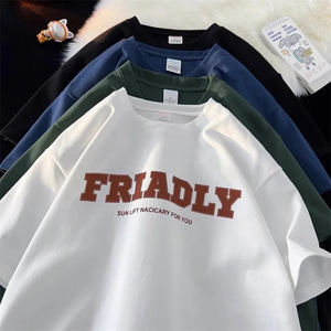 T-Shirt Homme Surdimensionné 100% Coton Biologique Haute Qualité Lourd 300GSM Personnalisé votre propre Logo Streetwear Unisexe Luxe Style Formel - Product Image 1