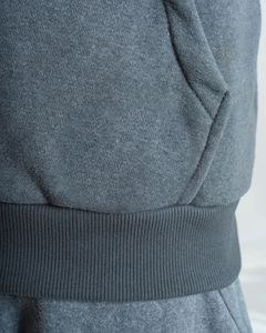 Sweat-shirts à capuche surdimensionnés vintage thermiques à épaules tombantes délavés à l'acide personnalisés pour hommes en tissu lourd délavé à l'acide Taille plus - Product Image 5