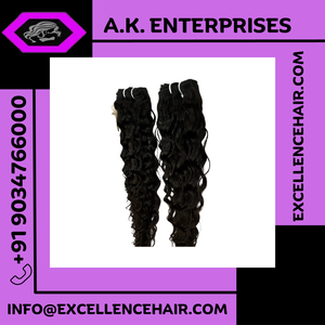 Peluca de cabello humano de onda natural y rizada virgen Remy indio al por mayor-alta calidad sin procesamiento químico para mujeres - Product Image 2