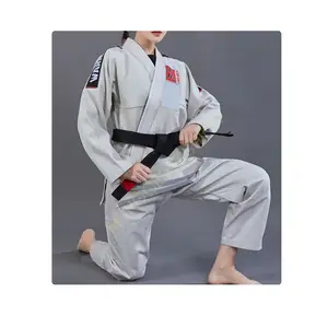 Custom Design Made Jiu Jitsu Kimono Cotton Brazil Judo Gi Uniforms Bjj Jiu-jitsu Wushu Kung Fu Clothing Training Sets