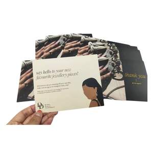 Hochwertige Luxus-Nachwuchskarte mit Goldfolie-Logo Visitenkarte Werbepostkarte Unternehmenswerbung Dankeschön-Karte - Product Image 3