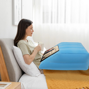 Inflatable hình thang footstool Wedge gối cho chân độ cao trở lại hỗ trợ di động thoải mái đệm | Made in Indonesia - Product Image 3