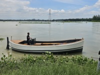 Meilleur bateau de luxe de type Sloep avec design en teck et coque en fibre de verre, couleur personnalisée pour l'exportation depuis le Bangladesh