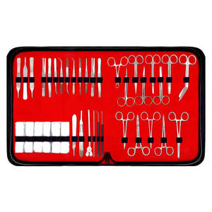 Kit profesional de disección de Anatomía de acero inoxidable de 160 piezas, juego de instrumentos manuales de biología para reuniones médicas veterinarias Mol - Product Image 6