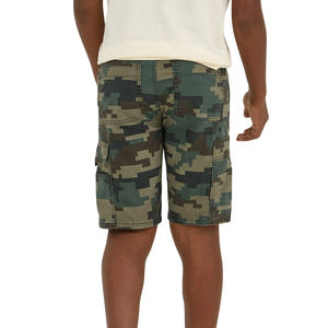 Short cargo baggy camouflage imprimé camouflage déchiré style streetwear DTG short cargo à poches graphiques pour hommes - Product Image 3