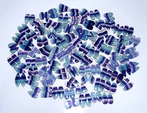 Meilleure Qualité de Cabochons en Fluorite Naturelle en Vrac, Formes Mixtes, Quartz Grade AAA, Tailles Personnalisables pour la Fabrication de Bijoux - Product Image 4