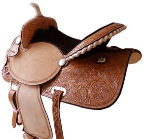 Arnés genuino más vendido de cuero Western Barrel Trail Horse Saddle con color y logotipo personalizables - Product Image 3