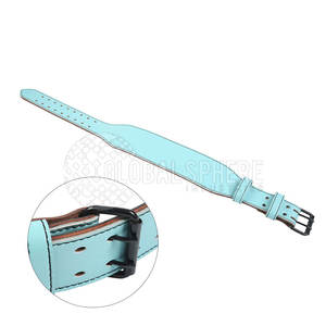 เข็มขัดหนังแท้สำหรับออกกำลังกายเข็มขัดยกน้ำหนักปรับได้เข็มขัดป้องกันเอวหนังแท้ปรับได้ - Product Image 4