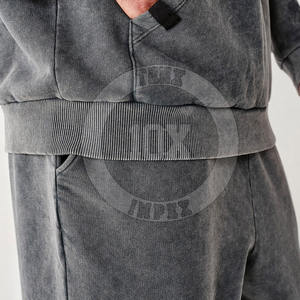 Meilleure vente de streetwear survêtements lavés à l'acide qualité supérieure, concevez vos propres survêtements lavés à l'acide en stock - Product Image 3