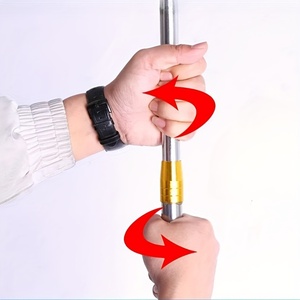 Positionnement télescopique manchon jaune renforcé double verrouillage pêche fruits cueillette pôle <span class=keywords><strong>élagage</strong></span> pôle toon criquet fleur extension - Product Image 3