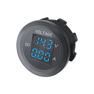 Voltmètre numérique, ampèremètre, indicateur DC 12V/24V, en plastique, fabriqué en Chine par AEK-Tech - Product Image 1