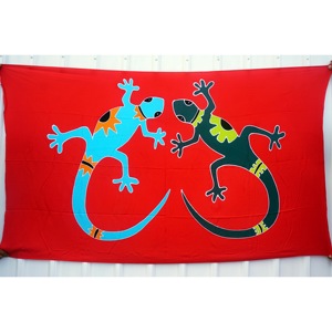 ผ้าซิ่นฮาวายพิมพ์ลายด้วยมือ คุณภาพเยี่ยม 100% ผลิตจากเรยอน รับผลิตตามสั่ง ขายส่ง ชุดคลุมชายหาด สำหรับหมู่เกาะเอเชียแปซิฟิก รุ่น HPGU037-01-200 - Product Image 1