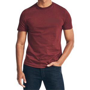 T-shirts pour hommes en polyester, col rond, sport, séchage rapide, hauts publicitaires, chemise unie unisexe - Product Image 1