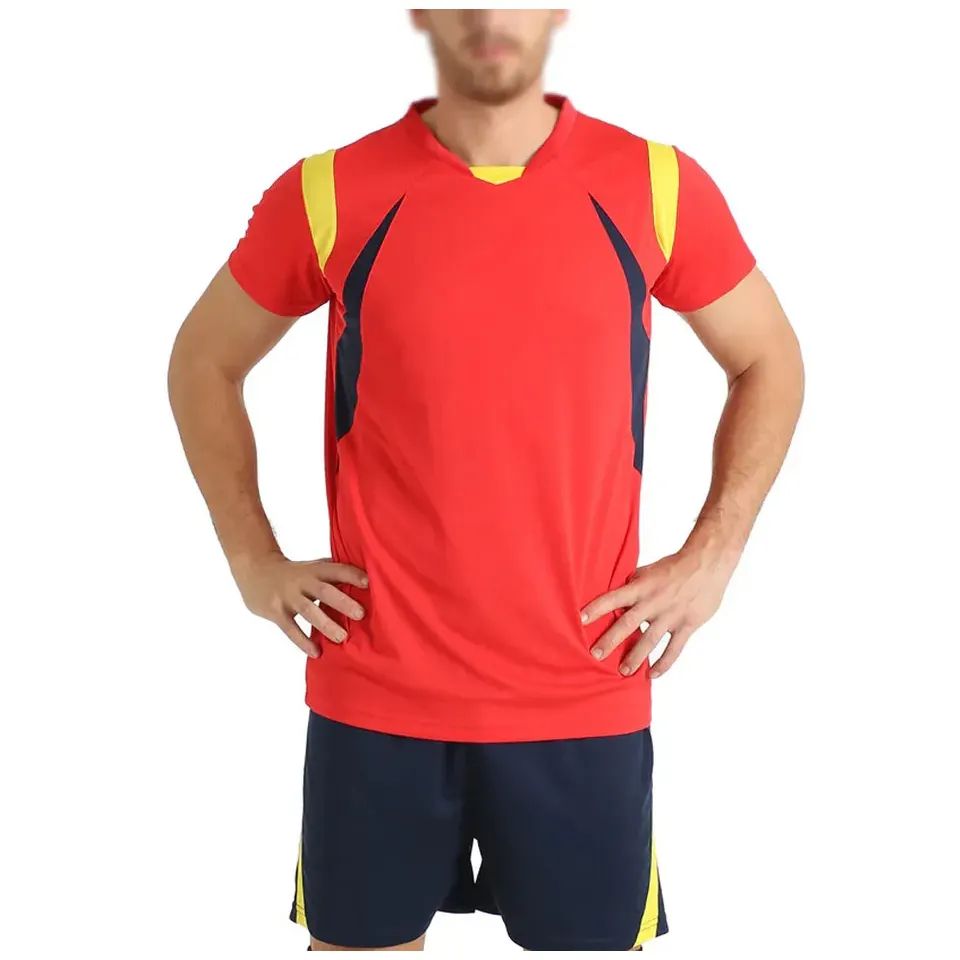 Unisex ärmellose Rundhals ausschnitt Custom Logo Großhandels preis Hochwertige Herren Volleyball Uniformen
