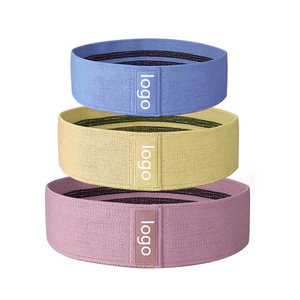 New Design Custom Made OEM High Quality Eco-Friendly Medium Resistance Elastic Band <b>Rubber</b> Latex Durable Body Gym Booty Bands - Product Image 1