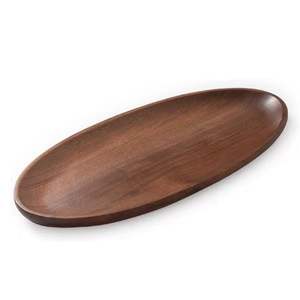 Plateau en forme de bateau en bois spécial pour thé café restauration rapide cadeau d'affaires de mariage outil de cuisine élégant plateau de service fantaisie/support - Product Image 1