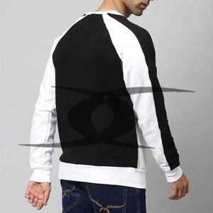 Unisex 100% Cotton Oversize <b>Thermal</b> Sweatshirt Custom Logo Embroidery Solid Pattern Crewneck Pullover Winter Hoodie <b>Men</b> - Product Image 3