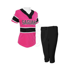Uniforme de softbol de tela de poliéster 100% al mejor precio, recién llegado, al por mayor conjunto de estilos, transpirable y cómodo - Product Image 5