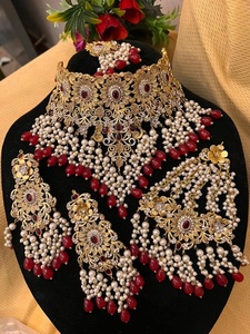 CONJUNTOS DE JOYERÍA PASHTUN PARA MUJER PRODUCTO CULTURA AFGHANI DISEÑO PERSONALIZADO ACEPTADO JOYERÍA PARA FIESTA Y BODA PARA MUJER OEM ODM - Product Image 3