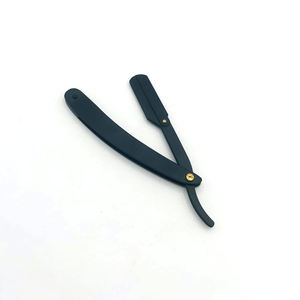 Maquinilla de afeitar directa de fábrica, maquinilla de afeitar con logotipo personalizado privado, maquinilla de afeitar recta, acero inoxidable, hoja abierta de madera, maquinilla de afeitar de peluquero - Product Image 2