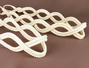 Rope curtain <b>tie</b> <b>back</b>, White rope tiebacks, Curtain <b>tie</b> <b>backs</b>, Cotton rope <b>tie</b>, Modern tiebacks - Product Image 3
