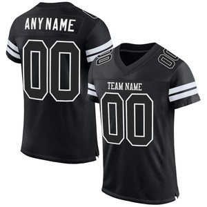 เสื้อเจอร์ซีย์ฟุตบอลอเมริกันพิมพ์ซับลิเมชันปรับแต่งได้ผ้าโพลีเอสเตอร์100% เสื้อใส่ได้ทั้งชายและหญิง XL เสื้อทีมชื่อผู้เล่น - Product Image 1