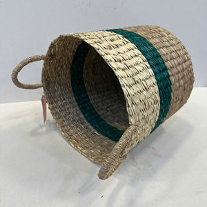 ตะกร้าเก็บของทรงกลมจากหญ้าทะเลสุดหรู - เป็นมิตรกับสิ่งแวดล้อมและอเนกประสงค์ - Product Image 3