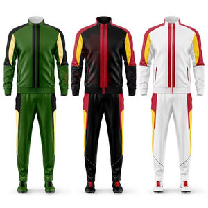 Survêtements pour hommes de haute qualité de conception respirante ensemble de vêtements de sport avec logo imprimé personnalisé avec fermeture éclair sur le devant - Product Image 3