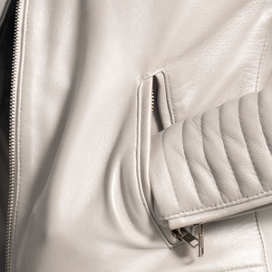 Nueva llegada de las mujeres de alta calidad de cuero de moda chaqueta de cuero de nuevo diseño puro de moda de las mujeres chaqueta de cuero genuino - Product Image 6