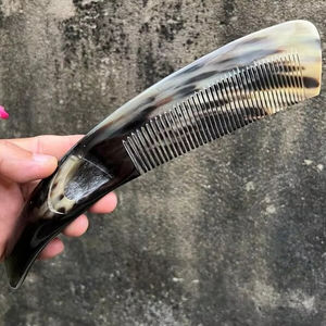 Gran oferta, tamaño personalizado, peine de cuerno Natural hecho a mano, estilo Animal, artesanías naturales con técnica pulida, precio bajo - Product Image 1