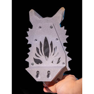 Luce notturna stampata 3D volpe a nove code - Product Image 4