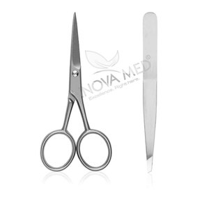 Ciseaux à sourcils, nez et cheveux en acier inoxydable pour la manucure ciseaux à cuticules multi-usages par INSTRUMENT innovant - Product Image 6
