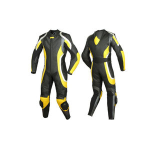 Servicio OEM Traje de moto de cuero genuino La mejor calidad Protección cómoda Traje de desgaste profesional de carreras de autos de motocicleta. - Product Image 4