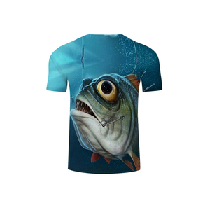Men's Performance Fishing <b>T</b>-<b>Shirt</b> Custom Logo Quick Dry <b>Long</b> Clothing Wholesale Short Fishing Wear Newest Design Sublimation - Product Image 3