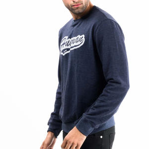 เสื้อสเวตเตอร์แบบสวมศีรษะของผู้ชายเสื้อสเวตเตอร์พิมพ์ลายซิลค์สกรีนดีไซน์ใหม่สำหรับฤดูใบไม้ร่วง - Product Image 2