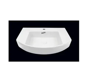 Última llegada de stock, superventas, tocador de cerámica blanca de excelente calidad, lavabo de mano para uso en hoteles y hogares