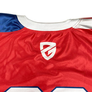 เสื้อฟุตบอลอเมริกันพิมพ์ลายคุณภาพสูงขายส่ง ไซส์ใหญ่ สำหรับฤดูร้อน ระบายอากาศได้ดี ผลิตจากโพลีเอสเตอร์ 100% แขนสั้น - Product Image 6