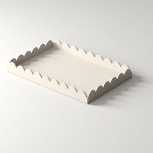 Plateau de service à bord festonné en laque de style coloré, magnifique plateau de présentation en MDF laqué en provenance du Vietnam - Product Image 3