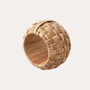 Soporte para servilleteros de ratán de bambú, diseño único para el hogar, cocina, comedor y cenas - Product Image 5