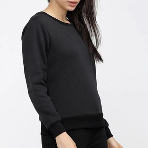 Sweat-shirt pour femme de haute qualité, personnalisé, grande taille, manches longues, col rond, 100% coton, lavé, uni, MADE BY HAIDIIII SPORTS 2027 - Product Image 3
